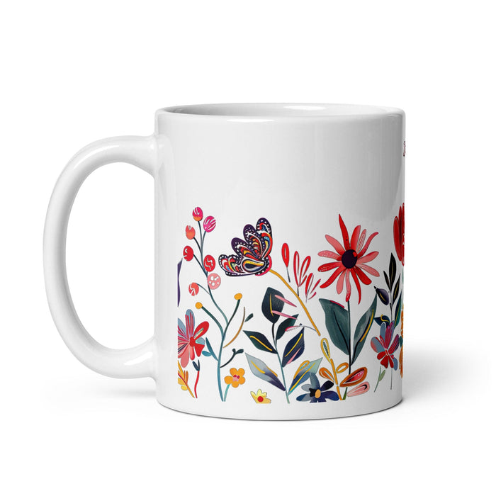 Dalia Exclusive Name Art Piece Home Office Work Coffee Mug Mexican Spanish Pride Gift Cup One-Of-A-Kind Calligraphy White Glossy Mug | D22 Mexicada