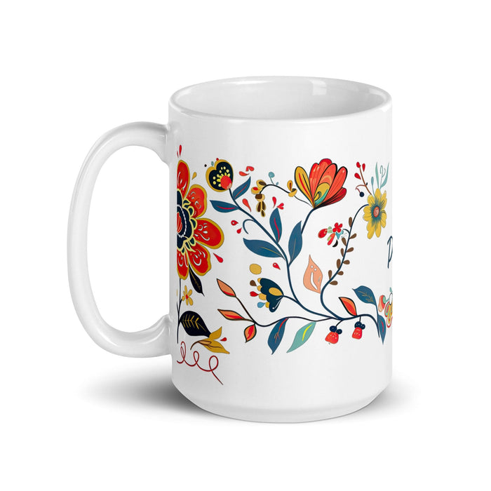 Dalia Exclusive Name Art Piece Home Office Work Coffee Mug Mexican Spanish Pride Gift Cup One-Of-A-Kind Calligraphy White Glossy Mug | D27 Mexicada