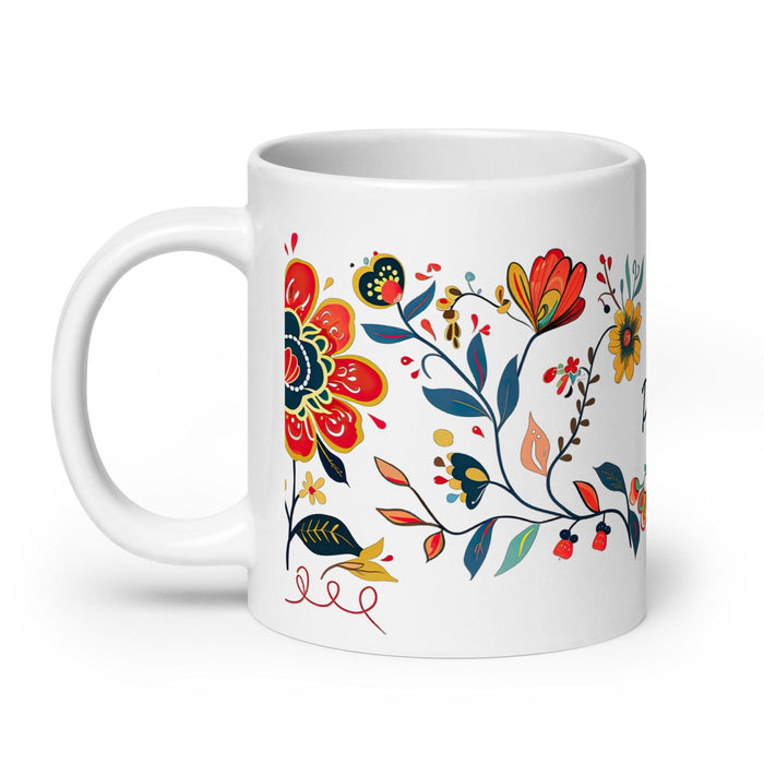 Dalia Exclusive Name Art Piece Home Office Work Coffee Mug Mexican Spanish Pride Gift Cup One-Of-A-Kind Calligraphy White Glossy Mug | D27 Mexicada