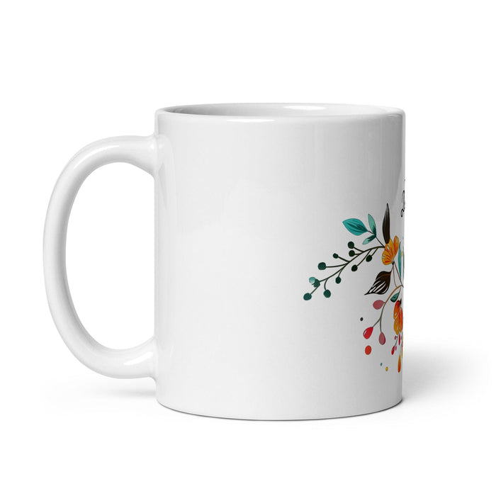 Dalia Exclusive Name Art Piece Home Office Work Coffee Mug Mexican Spanish Pride Gift Cup One-Of-A-Kind Calligraphy White Glossy Mug | D3 Mexicada