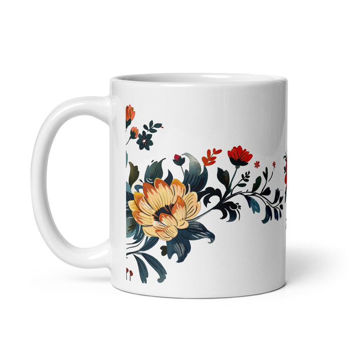 Dalia Exclusive Name Art Piece Home Office Work Coffee Mug Mexican Spanish Pride Gift Cup One-Of-A-Kind Calligraphy White Glossy Mug | D6 Mexicada