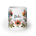 Dalia Exclusive Name Art Piece Home Office Work Coffee Mug Mexican Spanish Pride Gift Cup One-Of-A-Kind Calligraphy White Glossy Mug | D9 Mexicada