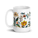 Damian Exclusive Name Art Piece Home Office Work Coffee Mug Mexican Spanish Pride Gift Cup One-Of-A-Kind Calligraphy White Glossy Mug | D4 Mexicada