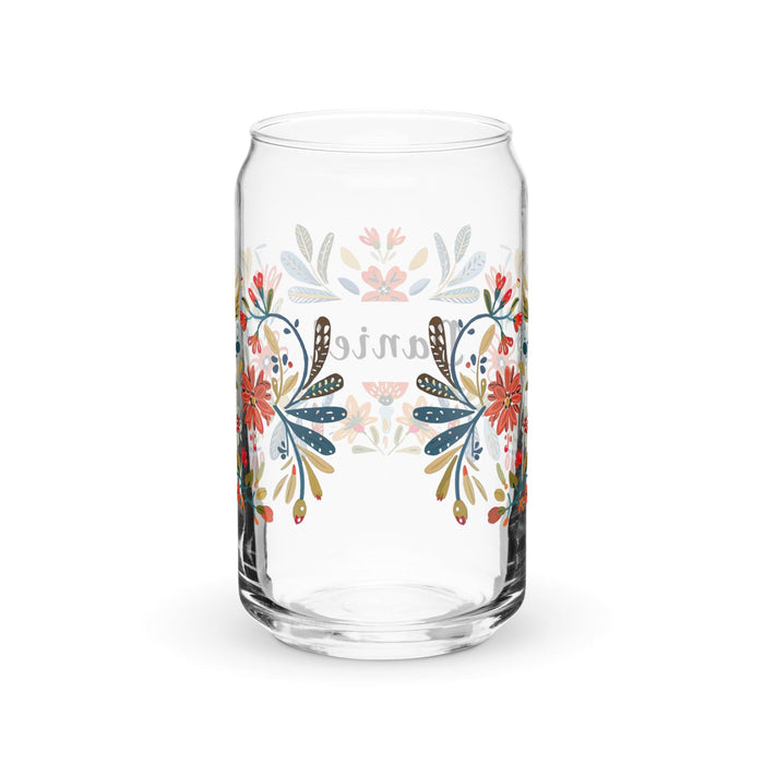 Daniel Exclusive Name Art Piece Can-Shaped Glass Home Office Work Mexican Spanish Pride Gift Cup One-Of-A-Kind Calligraphy Glass | D8 Mexicada