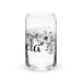 Daniela Exclusive Name Art Piece Can-Shaped Glass Home Office Work Mexican Spanish Pride Gift Cup One-Of-A-Kind Calligraphy Glass | D9 Mexicada