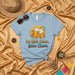 De Este Calor Solo Cheve, Funny Spanish Beer T-Shirt, Hot Weather Fiesta Tee, Mexican Cerveza Humor Gift, Summer Party Shirt, Unisex Light Blue Graphic Top Mexicada