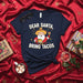 Dear Santa, Bring Tacos Funny Christmas T-Shirt, Mexican Santa Claus Sombrero Maracas Holiday Tee, Navidad Gift for Taco Lovers, Festive Unisex Shirt Mexicada