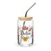 Delia Exclusive Name Art Piece Can-Shaped Glass Home Office Work Mexican Spanish Pride Gift Cup One-Of-A-Kind Calligraphy Glass | D29 Mexicada 16 oz With Lid & Straw