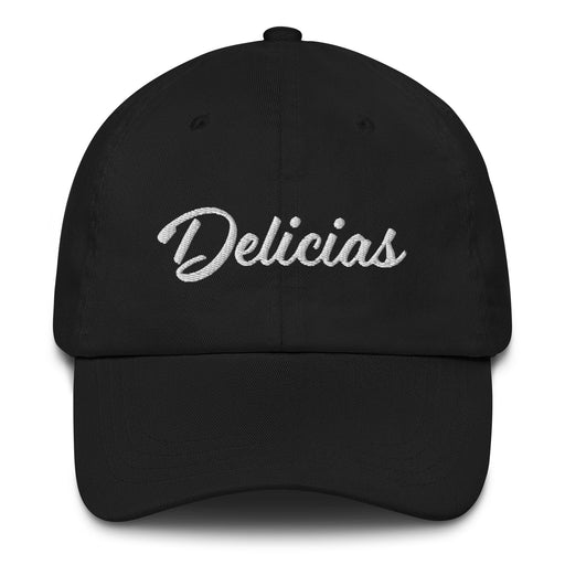 Delicias Embroidered Dad Hat | Delights, Mexican Culture, Handmade, Fashion, L5 Mexicada