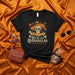 Día De Los Quesadillas Shirt, Funny Sugar Skull Calavera with Sombrero Eating Quesadilla, Day of the Dead Foodie T-Shirt, Spooky Mexican Food Lover Halloween Tee Gift Mexicada
