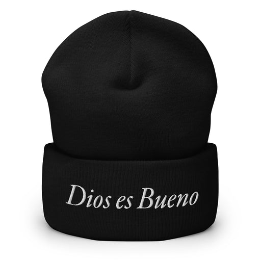 Dios es Bueno God is Good All Religion Have Faith Christian Catholic Cuffed Beanie - Mexicada