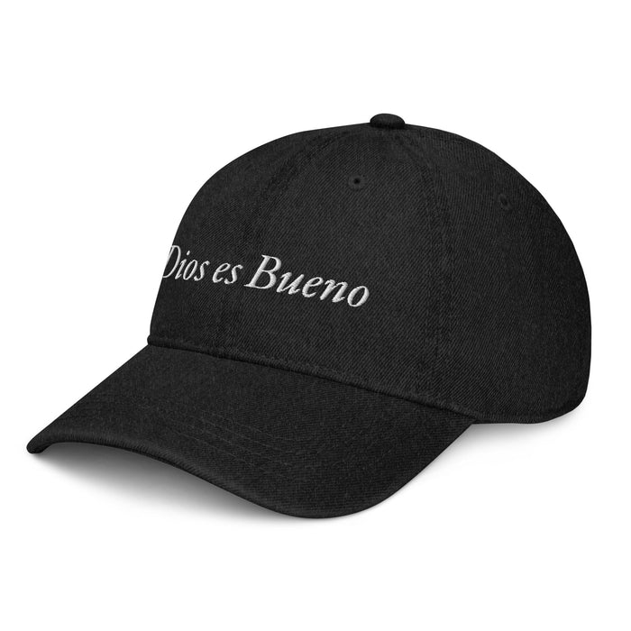 Dios es Bueno God is Good All Religion Have Faith Christian Catholic Denim Hat - Mexicada