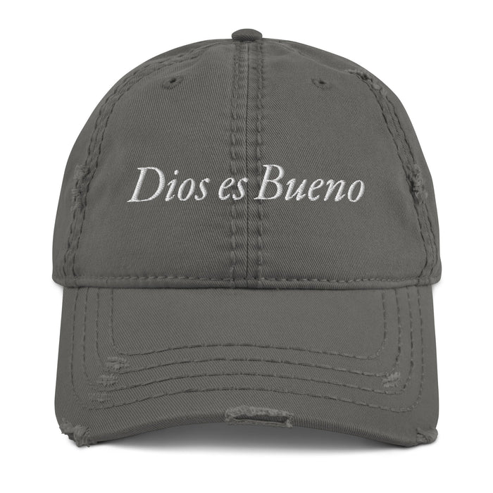 Dios es Bueno God is Good All Religion Have Faith Christian Catholic Distressed Dad Hat - Mexicada