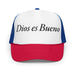 Dios es Bueno God is Good All Religion Have Faith Christian Catholic Foam Trucker Hat Mexicada White / Royal / Red