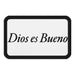 Dios es Bueno God is Good All Religion Have Faith Christian Catholic Light Embroidered Patches - Mexicada