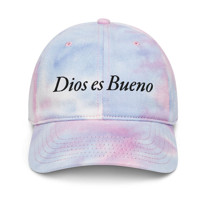 Dios es Bueno God is Good All Religion Have Faith Christian Catholic Tie Dye Hat Mexicada Cotton Candy