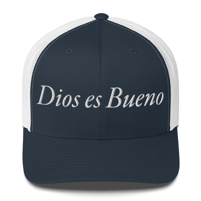 Dios es Bueno God is Good All Religion Have Faith Christian Catholic Trucker Cap - Mexicada