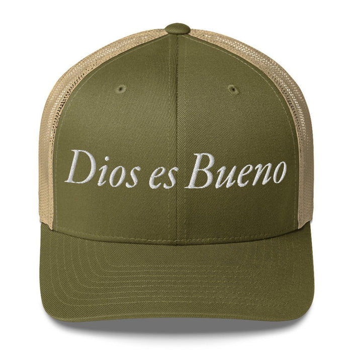 Dios es Bueno God is Good All Religion Have Faith Christian Catholic Trucker Cap - Mexicada