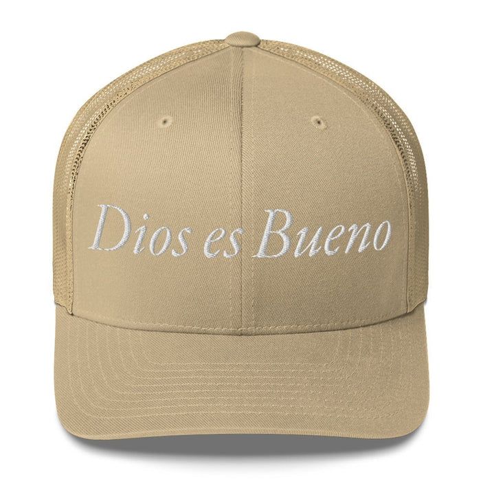 Dios es Bueno God is Good All Religion Have Faith Christian Catholic Trucker Cap - Mexicada