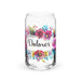 Dolores Exclusive Name Art Piece Can-Shaped Glass Home Office Work Mexican Spanish Pride Gift Cup One-Of-A-Kind Calligraphy Glass | D23 Mexicada 16 oz (No Lid No Straw)