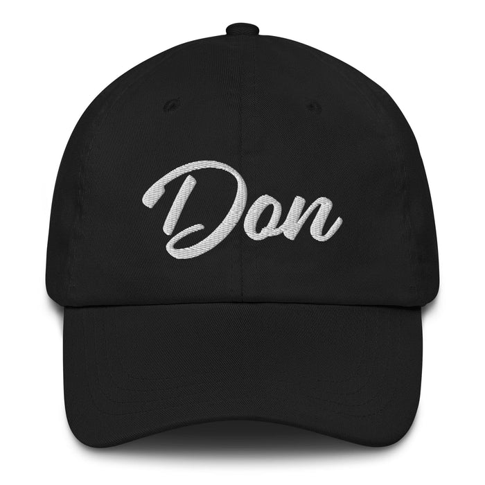 Don Embroidered Dad Hat | Leader, Respect, Honor, Authority, Boss | D5 Mexicada