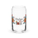 Dylan Exclusive Name Art Piece Can-Shaped Glass Home Office Work Mexican Spanish Pride Gift Cup One-Of-A-Kind Calligraphy Glass | D16 Mexicada 16 oz