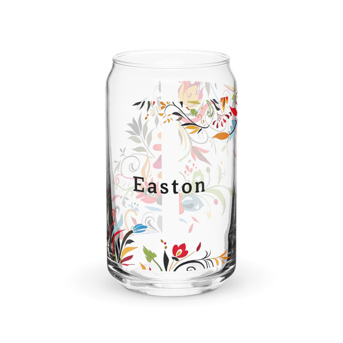 Easton Exclusive Name Art Piece Can-Shaped Glass Home Office Work Mexican Spanish Pride Gift Cup One-Of-A-Kind Calligraphy Glass | E13 Mexicada 16 oz (No Lid No Straw)