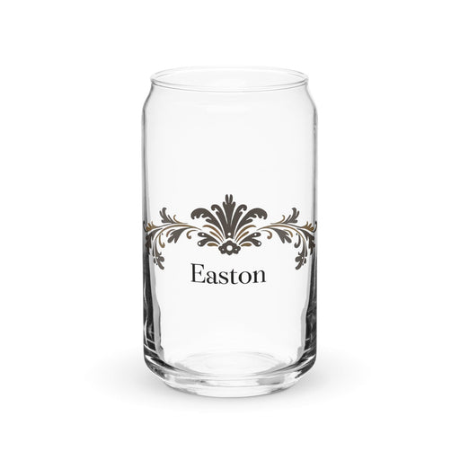 Easton Exclusive Name Art Piece Can-Shaped Glass Home Office Work Mexican Spanish Pride Gift Cup One-Of-A-Kind Calligraphy Glass | E20 Mexicada 16 oz (No Lid No Straw)