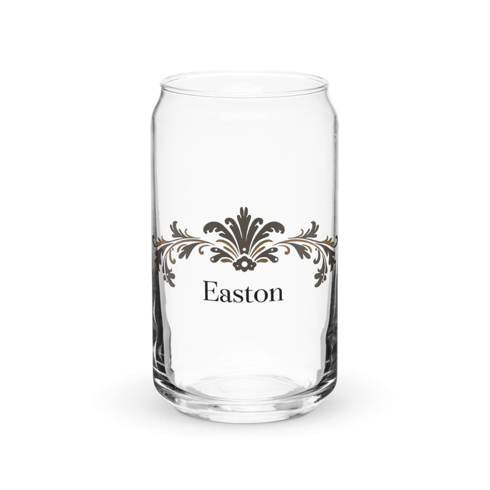 Easton Exclusive Name Art Piece Can-Shaped Glass Home Office Work Mexican Spanish Pride Gift Cup One-Of-A-Kind Calligraphy Glass | E20 Mexicada 16 oz (No Lid No Straw)