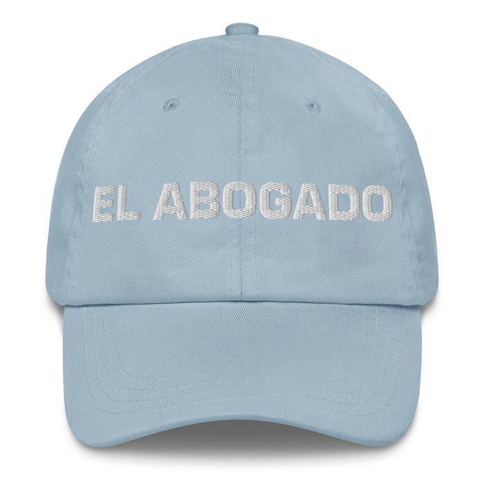 El Abogado The Lawyer Mexican Spanish Pride Gift Regalo Dad Hat Mexicada Light Blue