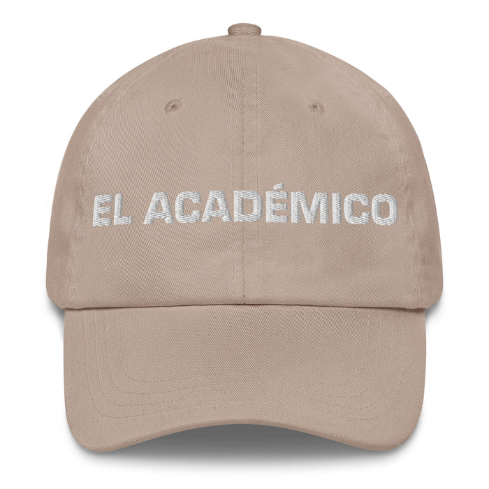 El Académico The Academic Mexican Spanish Pride Gift Regalo Dad Hat Mexicada Stone