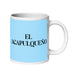 El Acapulqueño The Acapulco Resident Funny Home Office Work Coffee Mug Mexican Spanish Pride Gift White Glossy Cup Sky Blue Card Mug Mexicada 20 oz