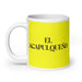 El Acapulqueño The Acapulco Resident Funny Home Office Work Coffee Mug Mexican Spanish Pride Gift White Glossy Cup Yellow Card Mug Mexicada