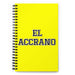 El Accrano The Accra Resident | Yellow Spiral Notebook, 140 Dotted Sheets | Funny Gift Idea Home Office Work | Mexican Spanish Pride Gift Mexicada