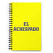 El Achispado The Tipsy One | Yellow Spiral Notebook, 140 Dotted Sheets | Funny Gift Idea Home Office Work | Mexican Spanish Pride Gift Mexicada