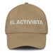 El Activista The Activist Mexican Spanish Pride Gift Regalo Dad Hat Mexicada Khaki