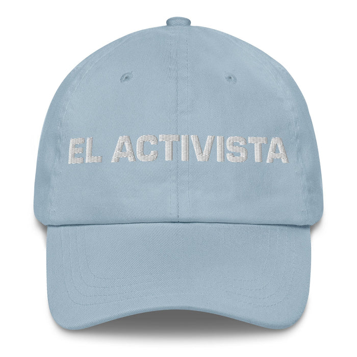 El Activista The Activist Mexican Spanish Pride Gift Regalo Dad Hat Mexicada Light Blue