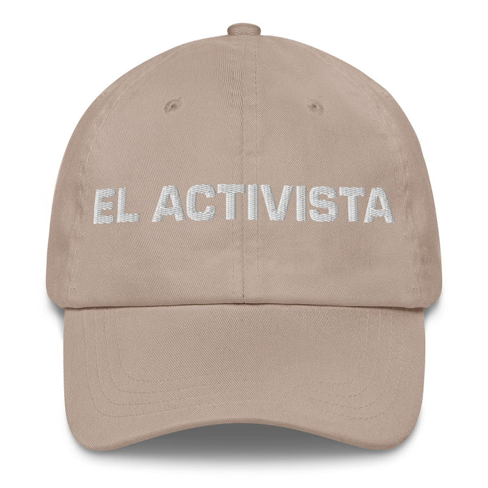 El Activista The Activist Mexican Spanish Pride Gift Regalo Dad Hat Mexicada Stone