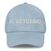 El Actuario The Actuary Mexican Spanish Pride Gift Regalo Dad Hat Mexicada Light Blue