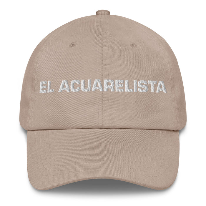 El Acuarelista The Watercolorist Mexican Spanish Pride Gift Regalo Dad Hat - Mexicada