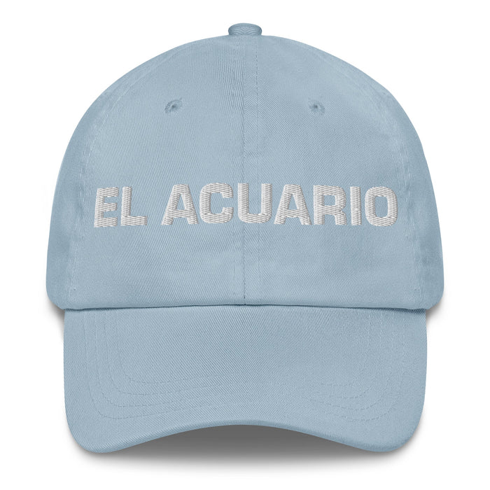 El Acuario The Aquarius Mexican Spanish Pride Gift Regalo Dad Hat - Mexicada