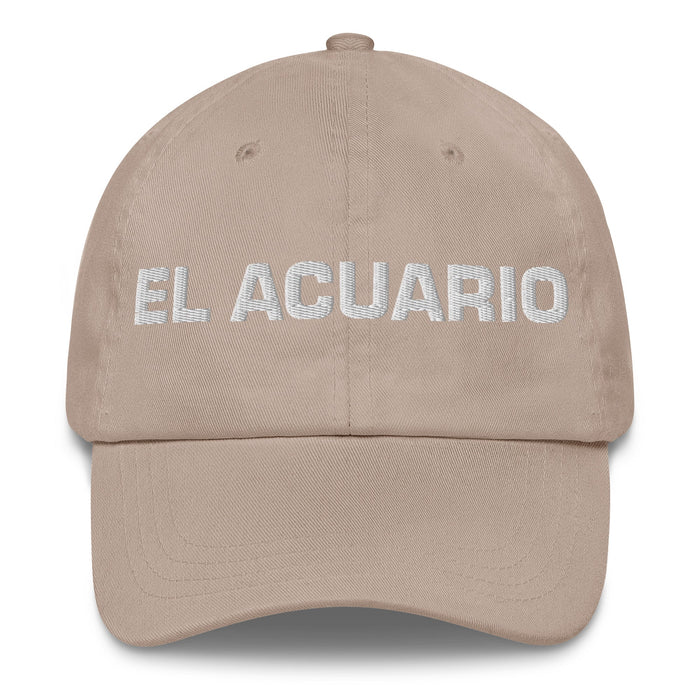 El Acuario The Aquarius Mexican Spanish Pride Gift Regalo Dad Hat - Mexicada