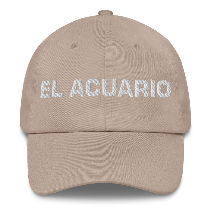 El Acuario The Aquarius Mexican Spanish Pride Gift Regalo Dad Hat Mexicada Stone