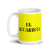 El Acuarista The Aquarist Funny Home Office Work Coffee Mug Mexican Spanish Pride Gift White Glossy Cup Yellow Card Mug Mexicada