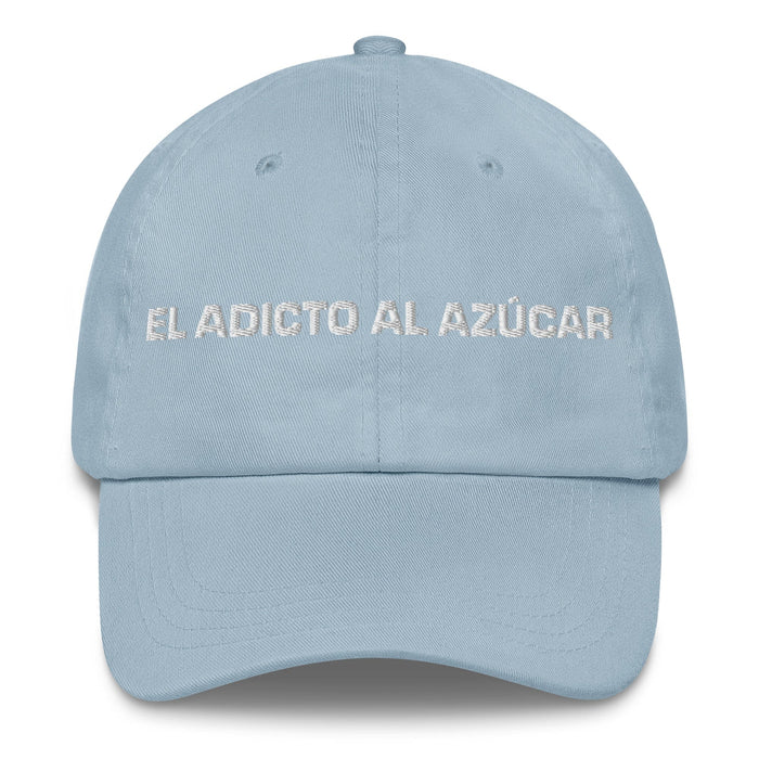 El Adicto Al Azúcar The Sugar Addict Mexican Spanish Pride Gift Regalo Dad Hat Mexicada Light Blue