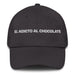 El Adicto Al Chocolate The Chocolate Addict Mexican Spanish Pride Gift Regalo Dad Hat Mexicada Dark Grey