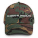 El Adicto Al Chocolate The Chocolate Addict Mexican Spanish Pride Gift Regalo Dad Hat Mexicada Green Camo