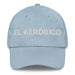 El Aeróbico The Aerobics Enthusiast Mexican Spanish Pride Gift Regalo Dad Hat Mexicada Light Blue