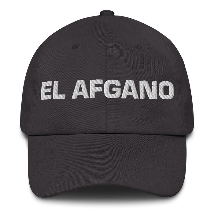 El Afgano The Afghan Mexican Spanish Pride Gift Regalo Dad Hat Mexicada Dark Grey