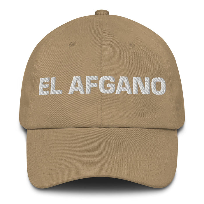 El Afgano The Afghan Mexican Spanish Pride Gift Regalo Dad Hat Mexicada Khaki